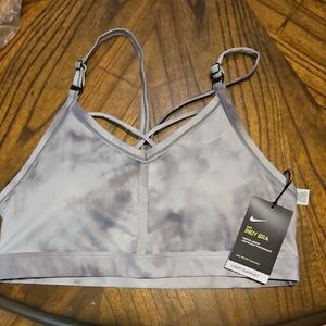 Nike Women's Tie-Dye Gray Sports Bra XL